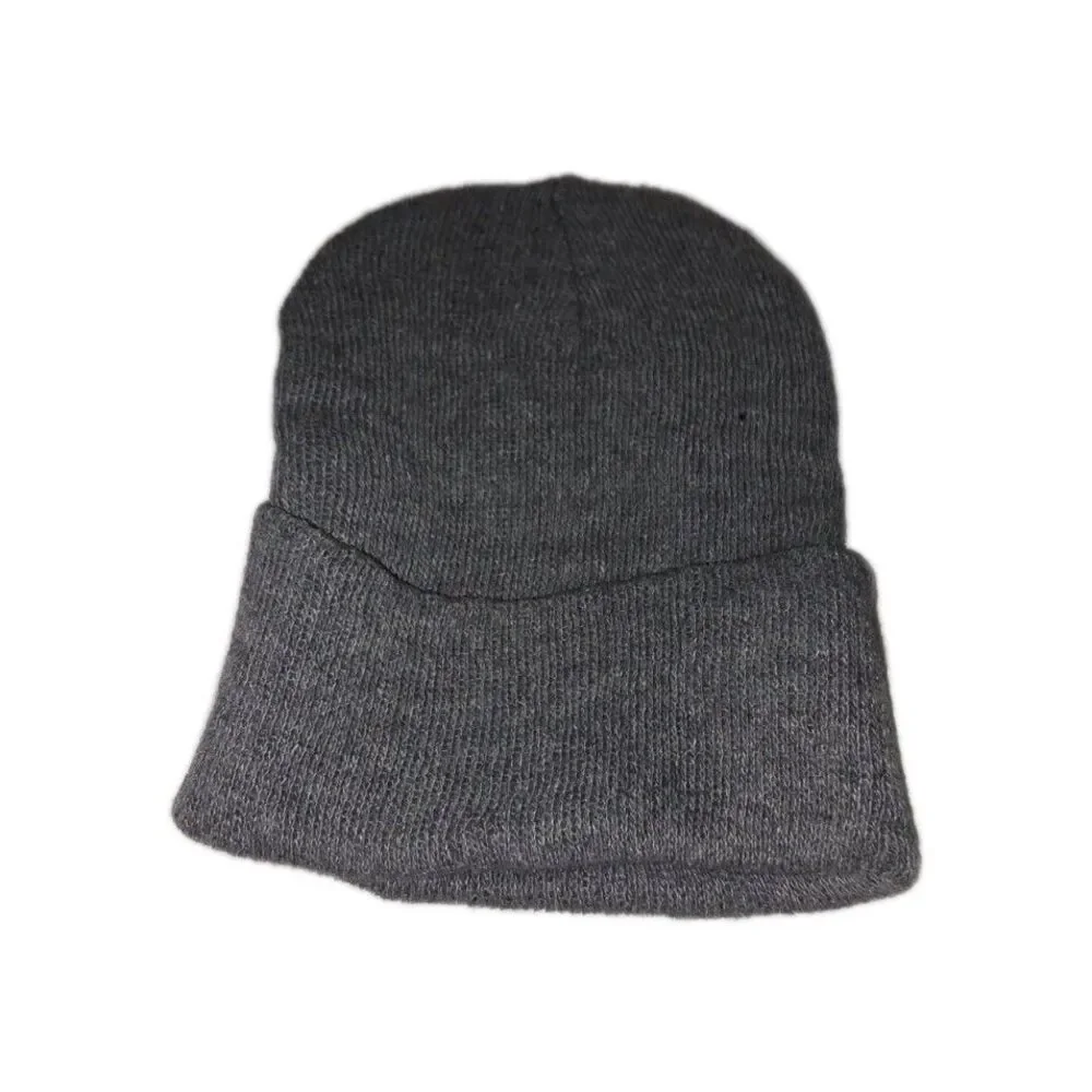2 Pack Boys Knit Hat New Without Tags One Size  Winter Warm Grey Navy
